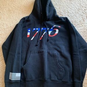 Black 1776 hoodie